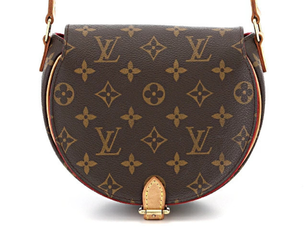 Louis Vuitton Bag Tambourin Monogram Shoulder Brown